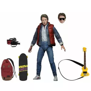 Back To The Future Marty Mcfly mit Gitarre 7" Actionfigur Ultimate Official - Bild 1 von 10