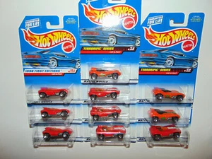 10) Hot Wheels CAT-A-PULT LOT DIECAST GREAT FOR CUSTOMS @@ 98 FIrst Editions Set - Picture 1 of 4