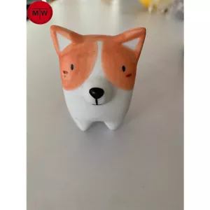 Adorno de cerámica para perro cachorro animal miniatura lindo decoración del hogar - Imagen 1 de 6