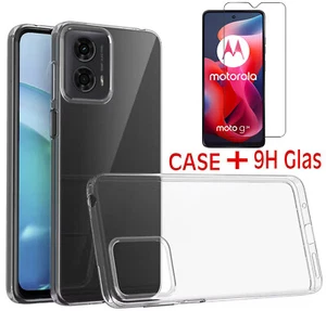 Funda Para Motorola Moto G24 Silicona Case Bumper Cover + Cristal Protector 9H - Photo 1/10
