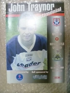 2001 John Traynor Testimonial Match- AYR UNITED v NEWCASTLE UNITED, 23 March - Picture 1 of 3