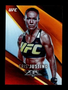 2017 TOPPS UFC FIRE RED HOT #17 CRIS CYBORG JUSTINO 62/142 - Picture 1 of 1
