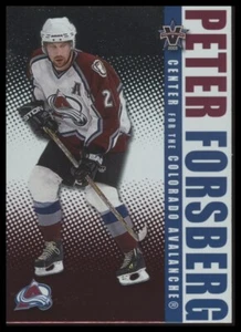 2002-03 Pacific Vanguard Peter Forsberg #25 Hockey Colorado Avalanche - Picture 1 of 2