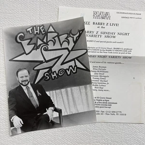Barry Z Live Variety Show Movie Theater Photo Publicity 8x10 Promo - Picture 1 of 3