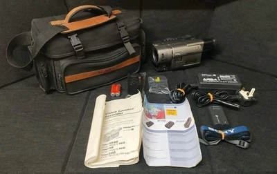 Sony CCD-TRV48E Video8 Hi8 Tape Digital Video Camera HANDYCAM With Extras TESTED - Image 1 of 4