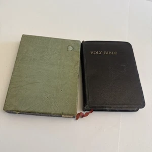 Vintage Holy Bible King James Version 20XB1 Cambridge Concordance 1958 - Imagen 1 de 14