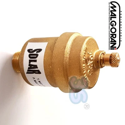 RUBINETTERIA MALGORANI Valvola di sfogo aria automatica per impianto solare attacco 3/8''