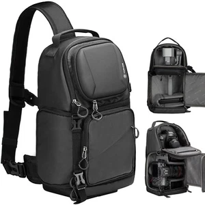 Waterproof Camera Sling Bag Backpack - DSLR Sling Camera Bag for Photographer... - Picture 1 of 8