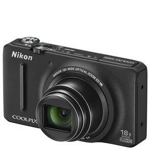 Nikon COOLPIX S9200 vintage digital camera Black 16MP 18x optical zoom WI-FI - Picture 1 of 11
