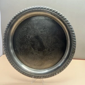 Schöne Vintage 8" Zoll Leonard versilberte Platte - Bild 1 von 4