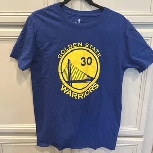 Golden State Warriors ,CURRY # 30,Short Sleeve Shirt , Men's Blue - Picture 1 of 12