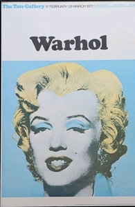 Andy Warhol The Tate Gallery Ausstellungsplakat 1971 auf Karton gerahmt 20x30 - Bild 1 von 17