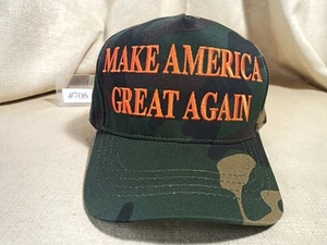Cappello MAGA mimetico ufficiale Donald Trump Make America Great Again 45-47 #706 - Foto 1 di 5