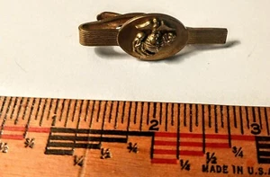 Vintage Marine Corps Insignia Men's Tie Clip Gold color. Stamped USMC 754 - Picture 1 of 4