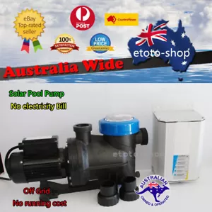 Solar Power Spa Swimming Pool Water Pump 0.5HP 370W - Picture 1 of 1