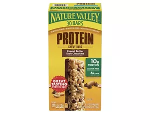 Nature Valley Peanut Butter Dark Chocolate Protein Chewy Bars (30 Ct.) - Picture 1 of 2