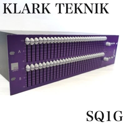 [rare/working product] KLARK TEKNIK graphic equalizer SQ1G - Image 1 of 4