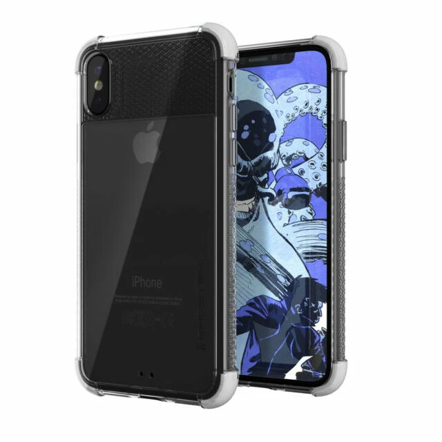 Ghostek Covert 2 Clear Protective Case for iPhone X - White