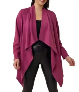 Torrid Cardigan Women’s 6X Light Rose Lt Ponte Drape Front W/Pockets - Picture 1 of 8