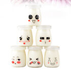  6 Pcs Jelly Jars Glass Yogurt Mini Bottle with Lid Baby Cover