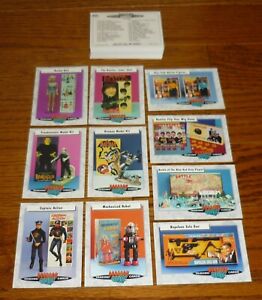 Complete set of 66 Classic Toys Trading Cards, Batman, James Bond 007, Monkees