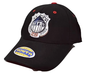  Edmonton Oilers CCM Youth 1 Fit 25th Anniversary Cap Hat - Picture 1 of 5