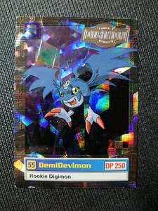 2000 Digimon Card - Animated Series 2 - DemiDevimon 55 - 4 of 32 - Holo Foil