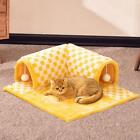 Cat Tunnel and Bed Toy Exercise Play Center for Hamster Indoor Small Animals