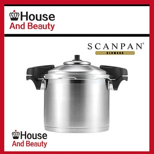 NEW Scanpan S/Steel Pressure Cooker W/Side Handles 24cm/8L (RRP $419) - Picture 1 of 4