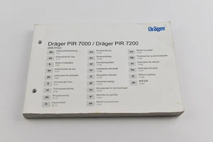 Drager PIR7000 PIR7200 Instructions for user's book - Picture 1 of 2