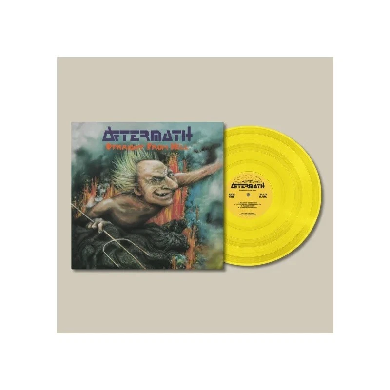 AFTERMATH  - Straight From Hell (LIM.100 YELLOW V.*US 80’s POWER/THRASH METAL) - Bild 1 von 1