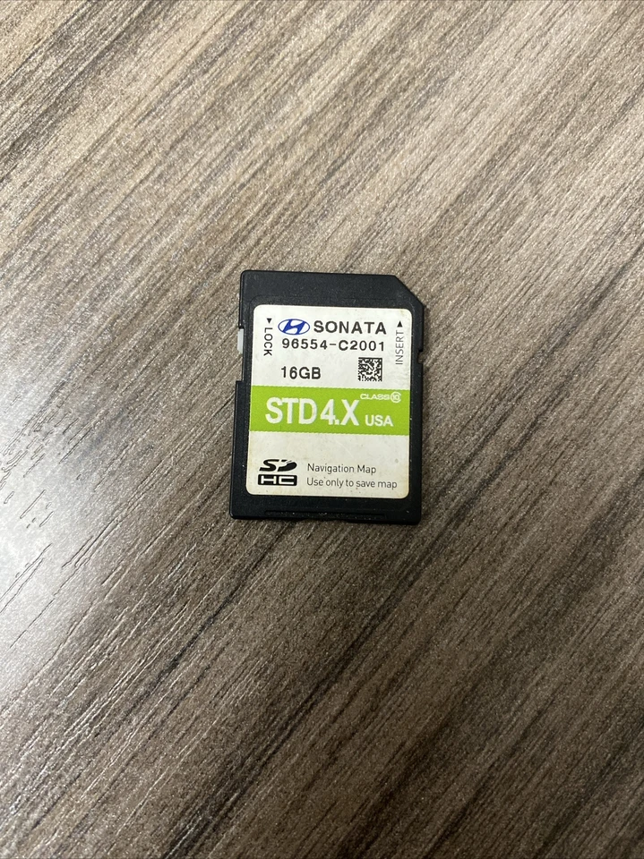 2015-2017 Hyundai Sonata OEM GPS Navigation SD Card 96554-C2001 - Image 1 of 1