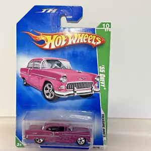 Hot Wheels '55 Chevy Treasure Hunt Pink 2009 P2360 052/190 - Picture 1 of 7