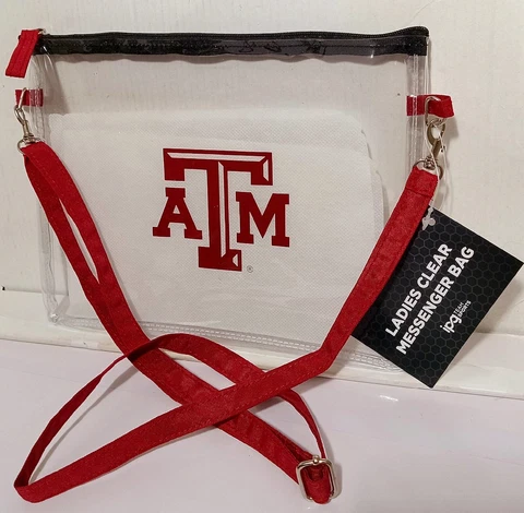 Texas A&M University Clear See Through Purse Collegiate Game Day Outfitters Cover