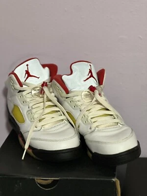 Jordan 5 Retro Rojo Fuego 2000 Talla 6Y Foto 1 de 2