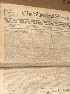 Original The Stars And Stripes Newspaper September 20 1918 WW1 Newspaper - Picture 1 of 6
