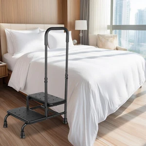 Taburete de 2 peldaños con asa para autocaravana, bañera, cocina (350 libras de capacidad) - Imagen 1 de 4