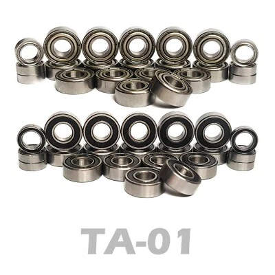 Bearings Set for TAMIYA TA01 TA-01 Manta Ray Top Force COMPLETE 22 Rubber/Metal