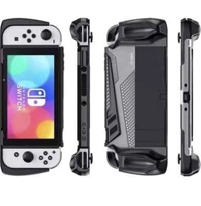 Ergonomic Protective Case for Nintendo Switch OLED Shockproof Stylish Cover - Picture 1 of 5