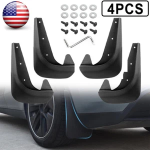 4PCS Car Mud Flaps Splash Guards For Front Rear Auto Accessories Universal USA - Picture 1 of 12
