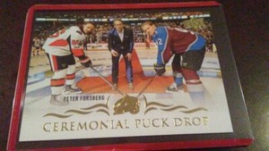 Peter Forsberg Ceremonial Puck Drop #CPD-7 18-19 Upper Deck