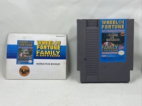 Wheel of Fortune Family Edition Nintendo NES With Booklet Tested