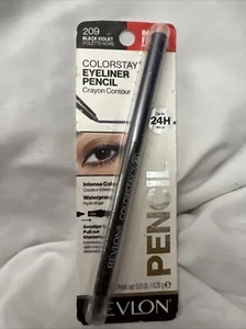 Revlon Colorstay Eye Liner 209 Black Violet Retractable Smudge & Pull-Out Sharpe - Picture 1 of 2