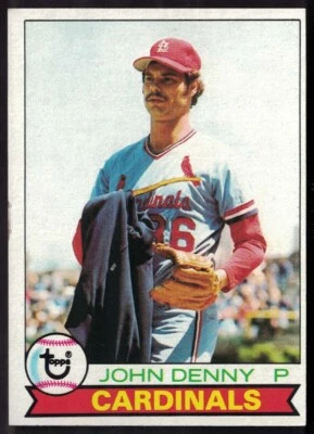 1979 Topps #59 John Denny St Louis Cardinals EX+ - Image 1 of 2