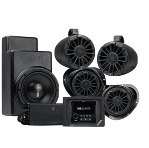 MB Quart 500 Watt STAGE 5 Tuned Audio Speakers Stage System for Polaris General - Picture 1 of 6