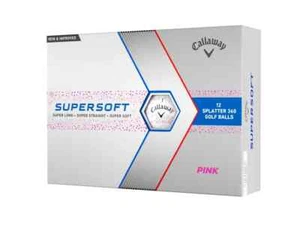 Callaway Supersoft Splatter 1 dozzina di palline da golf - Foto 1 di 7