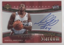 2005-06 Upper Deck Trilogy Signs of Stardom Donyell Marshall #SS-DM Auto