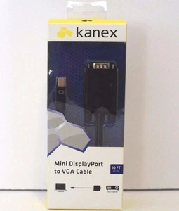 Kanex Mini DisplayPort to VGA Cable 10-Feet (3m) MDPDVI10FT - Picture 1 of 3