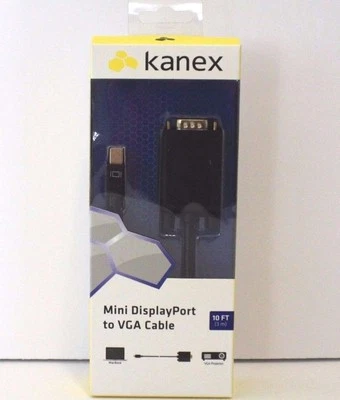 Kanex Mini DisplayPort to VGA Cable 10-Feet (3m) MDPDVI10FT - Image 1 of 3