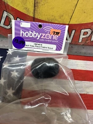 HobbyZone 4618 Black Nose Piece for: Firebird Scout New USA Shipped - Image 1 of 4